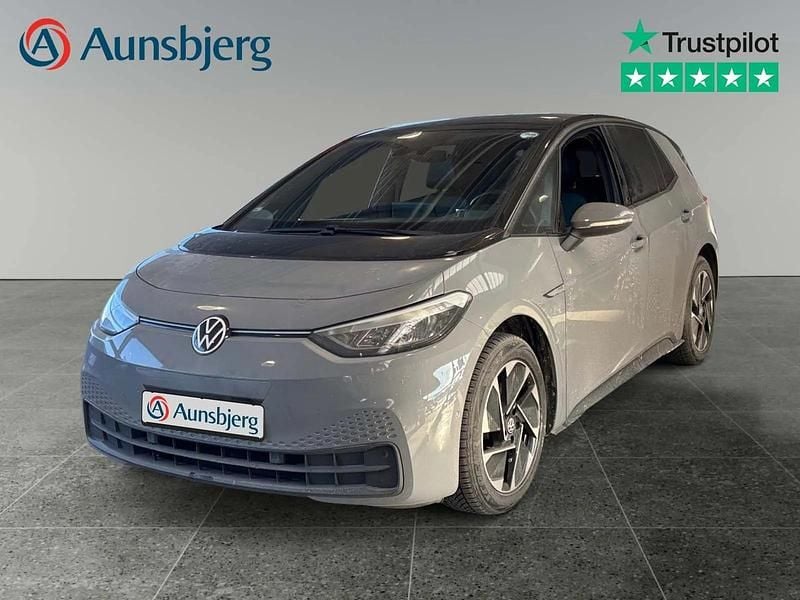 Grå Brugt 2022 VW ID.3 Pro Performance Hatchback | 164.500 kr. (God pris) - Billede 1/4