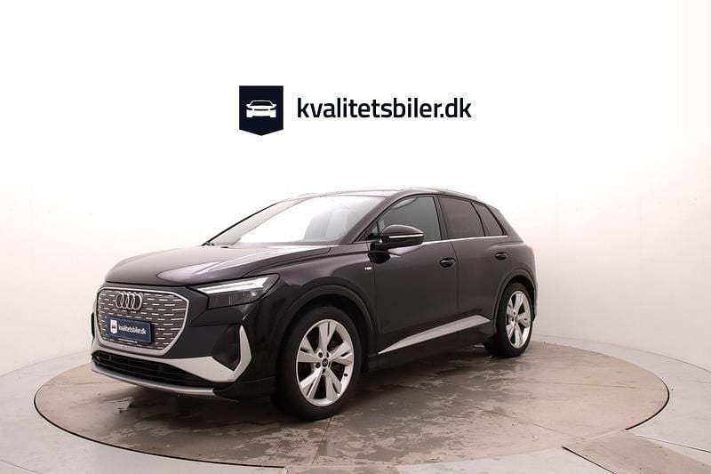 Brugt Audi Q4 e-tron S-Line 150 kW (204 HK) 2023 Sortmetal SUV