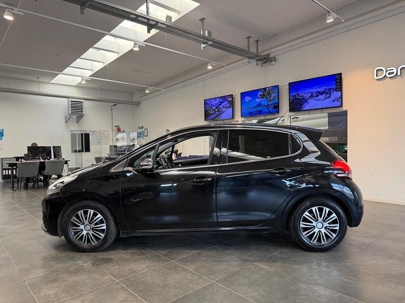 Brugt Peugeot 208 Allure Sky 100 HK (73 kW) 2018 Sortmetal Hatchback