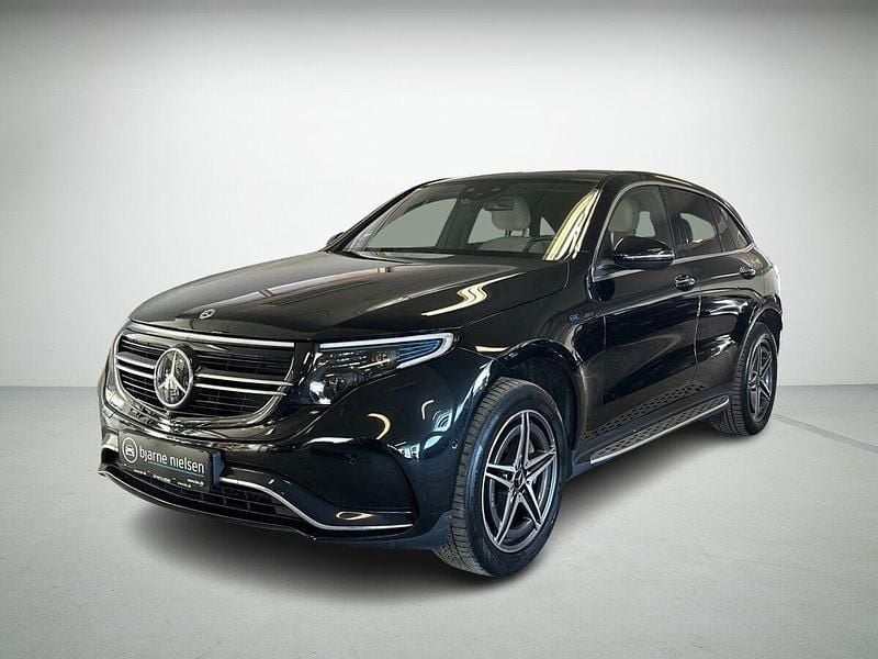 Brugt Mercedes EQC400 AMG line 300 kW (408 HK) 2022 Sortmetal SUV