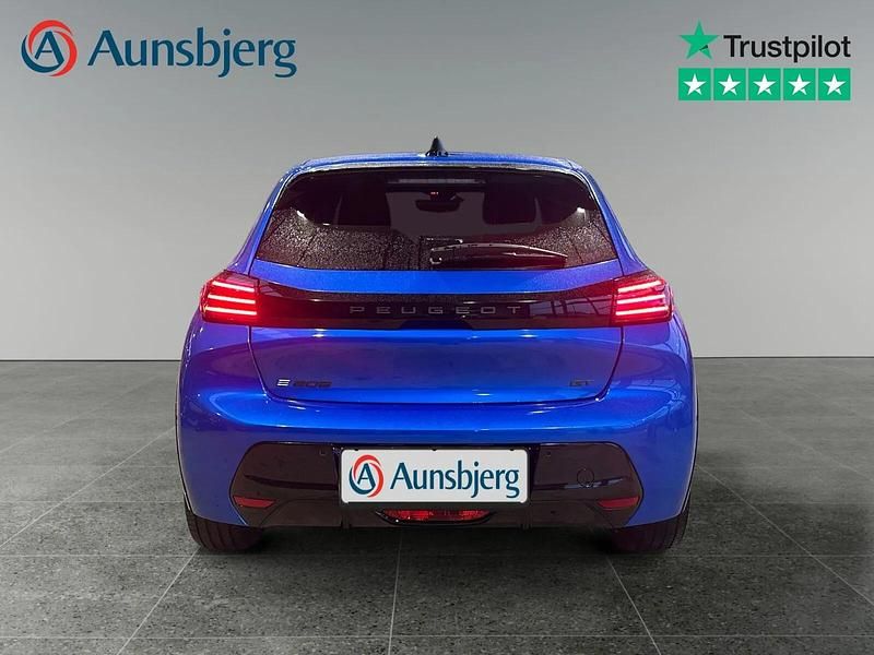 Brugt Peugeot e-208 GTi 114 kW (156 HK) 2023 Blå metal Hatchback