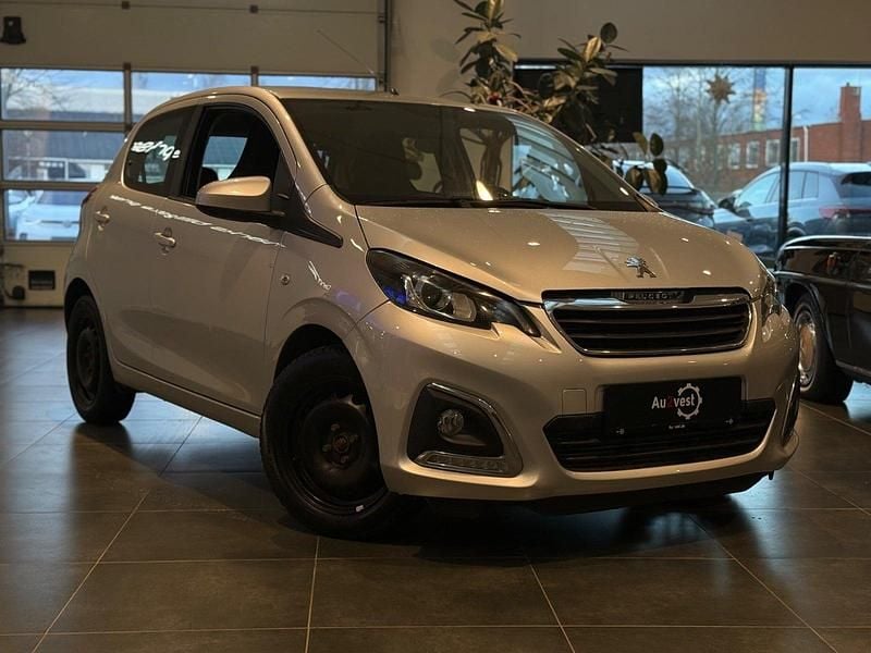 Sølvmetal Brugt 2017 Peugeot 108 | 53.999 kr. (God pris) - Billede 1/4