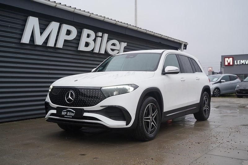 Hvid Brugt 2024 Mercedes EQB250+ AMG line SUV | 334.900 kr. (Fair pris) - Billede 1/4