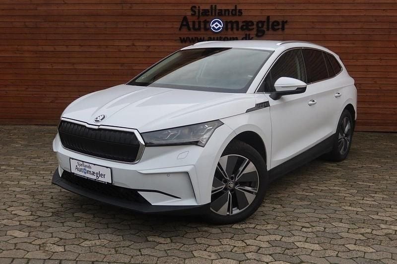 Hvid Brugt 2021 Skoda Enyaq iV Loft SUV | 235.000 kr. (Fair pris) - Billede 1/4