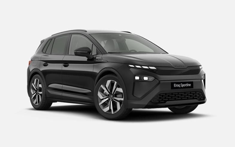Sortmetal Ny 2025 Skoda Elroq SportLine SUV | 4.423 kr. - Billede 1/3