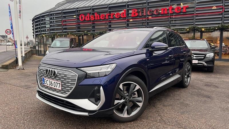 Blåmetal Brugt 2025 Audi Q4 e-tron SUV | 399.800 kr. (Dyr) - Billede 1/4