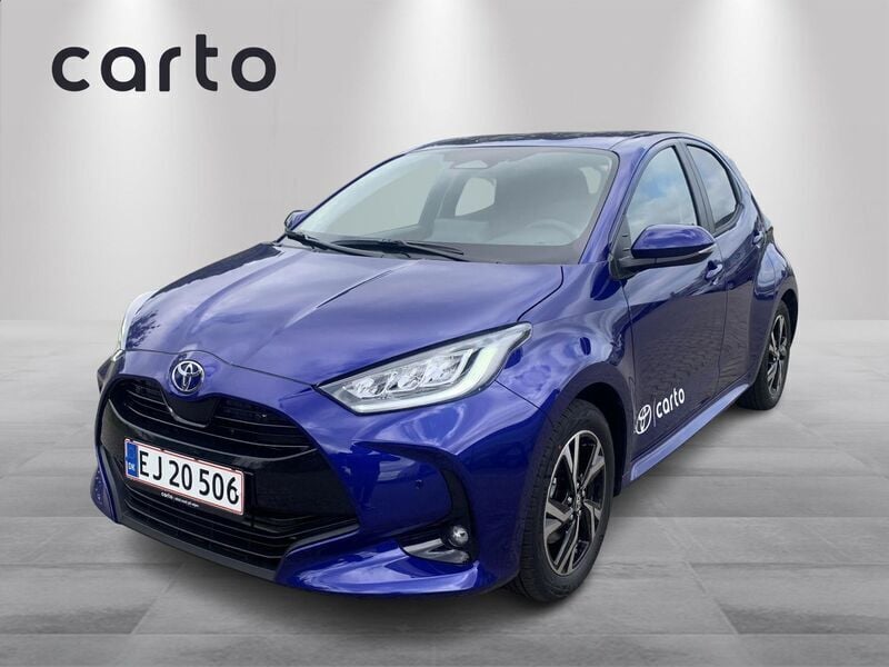 Juniper blue Ny 2025 Toyota Yaris Hybrid Style Hatchback | 254.900 kr. (Fair pris) - Billede 1/4