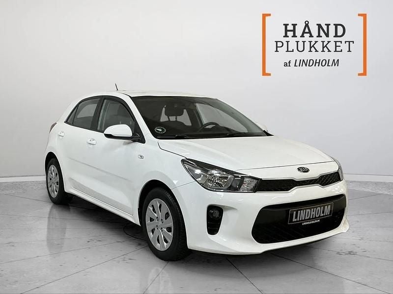 Hvid Brugt 2018 Kia Rio Vision Hatchback | 89.900 kr. (Fair pris) - Billede 1/3