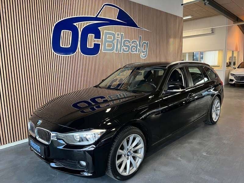 Sort Brugt 2015 BMW 320 Sport Line Stationcar | 129.000 kr. (Super pris) - Billede 1/4