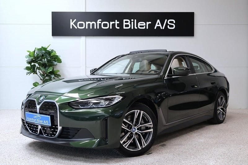 Grønmetal Brugt 2023 BMW i4 Sedan | 399.900 kr. (God pris) - Billede 1/4