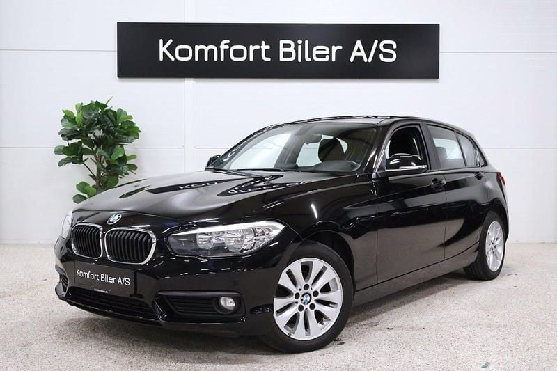 Sort Brugt 2016 BMW 118 Hatchback | 129.900 kr. (Lidt for dyr) - Billede 1/4