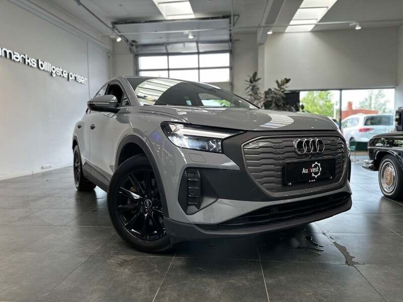Gråmetal Brugt 2023 Audi Q4 Sportback e-tron Advanced SUV | 289.999 kr. (Super pris) - Billede 1/4