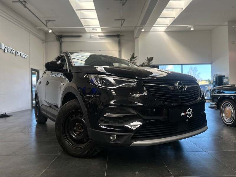 Sort Brugt 2019 Opel Grandland X Exklusiv SUV | 154.999 kr. (Fair pris) - Billede 1/4
