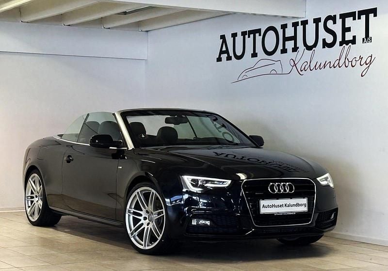 Sort Brugt 2013 Audi A5 Cabriolet S-Line Cabriolet | 269.900 kr. - Billede 1/4