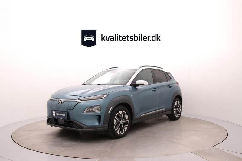 Lysblå Brugt 2020 Hyundai Kona Premium SUV | 149.900 kr. (Fair pris) - Billede 1/4