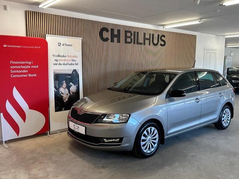 Beigemetal Brugt 2017 Skoda Rapid Ambition Hatchback | 119.500 kr. (God pris) - Billede 1/4