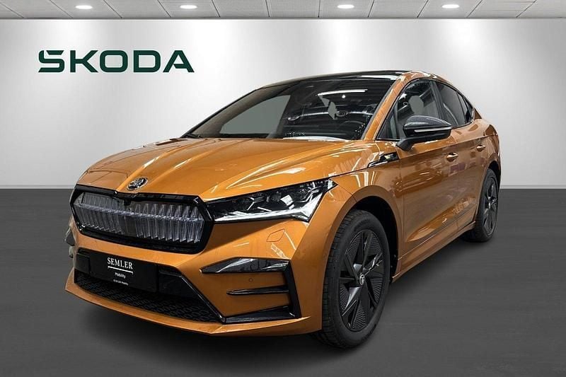 Orangemetal Brugt 2024 Skoda Enyaq iV RS SUV | 429.900 kr. (Lidt for dyr) - Billede 1/4