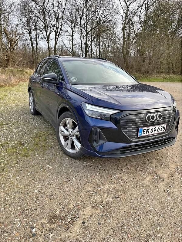 Blå Brugt 2021 Audi Q4 e-tron S-Line SUV | 229.900 kr. (God pris) - Billede 1/4