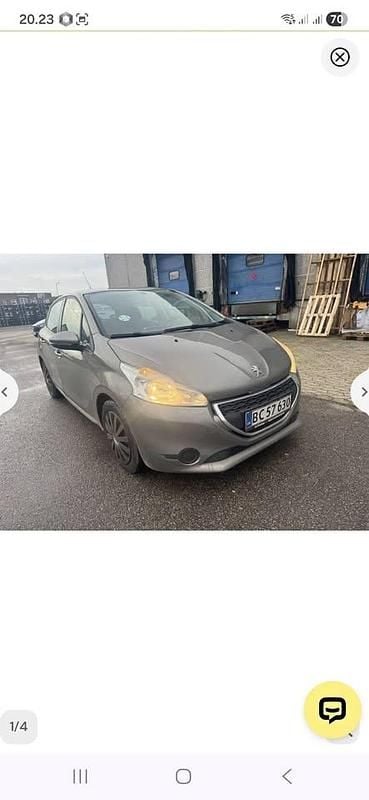 Brugt Peugeot 208 68 HK (50 kW) 2013 Grå Hatchback
