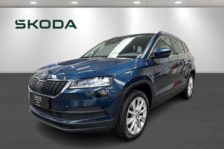 Mørkblåmetal Brugt 2021 Skoda Karoq Celebration SUV | 249.900 kr. (God pris) - Billede 1/4