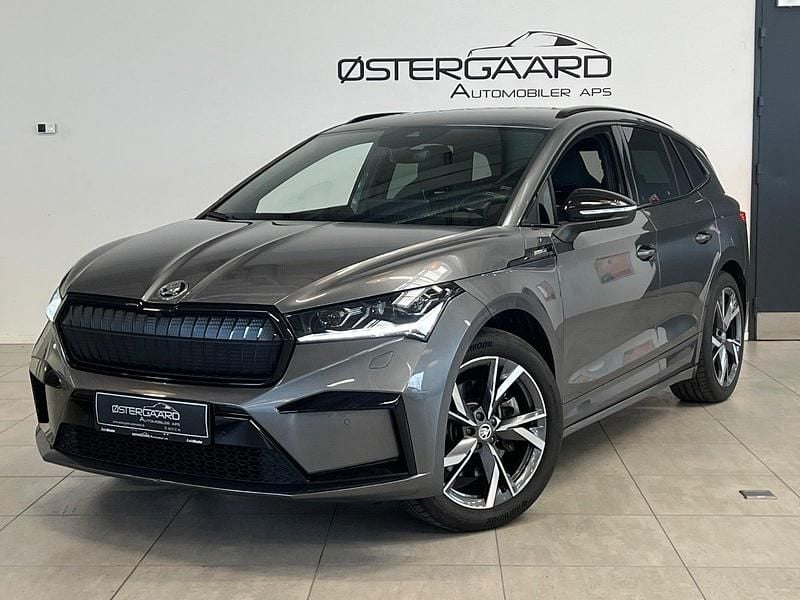 Gråmetal Brugt 2024 Skoda Enyaq iV SportLine SUV | 367.700 kr. (Super pris) - Billede 1/4