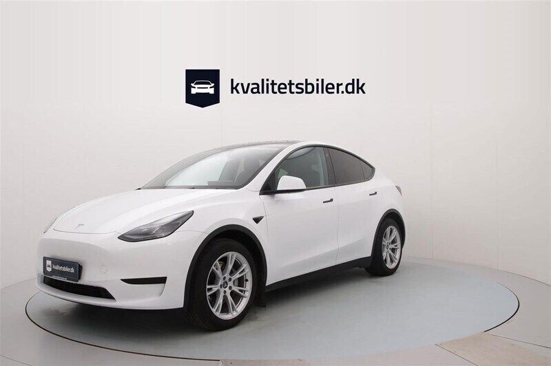 Pearl white multicoat Brugt 2023 Tesla Model Y SUV | 319.900 kr. - Billede 1/4