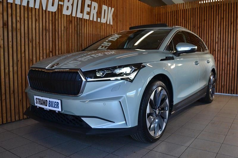 Lysgrønmetal Brugt 2021 Skoda Enyaq iV Suite SUV | 284.800 kr. (Fair pris) - Billede 1/4