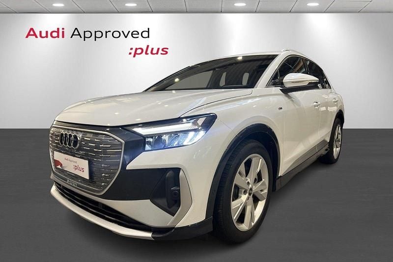 Hvidmetal Brugt 2025 Audi Q4 e-tron S-Line SUV | 374.900 kr. (Super pris) - Billede 1/4