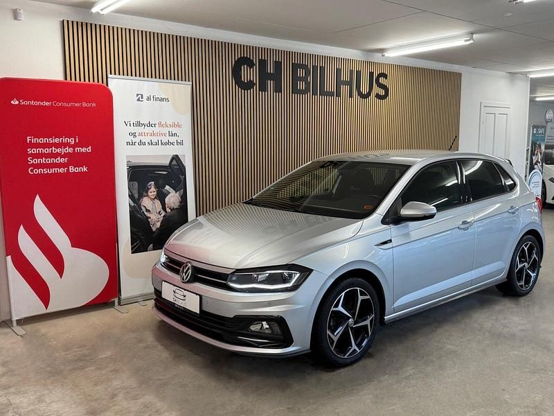 Sølvmetal Brugt 2020 VW Polo R-line Plus Hatchback | 184.500 kr. (Fair pris) - Billede 1/4