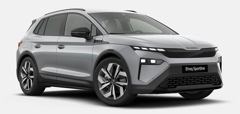 Sølvmetal Ny 2025 Skoda Elroq SportLine SUV | 339.900 kr. (God pris) - Billede 1/1