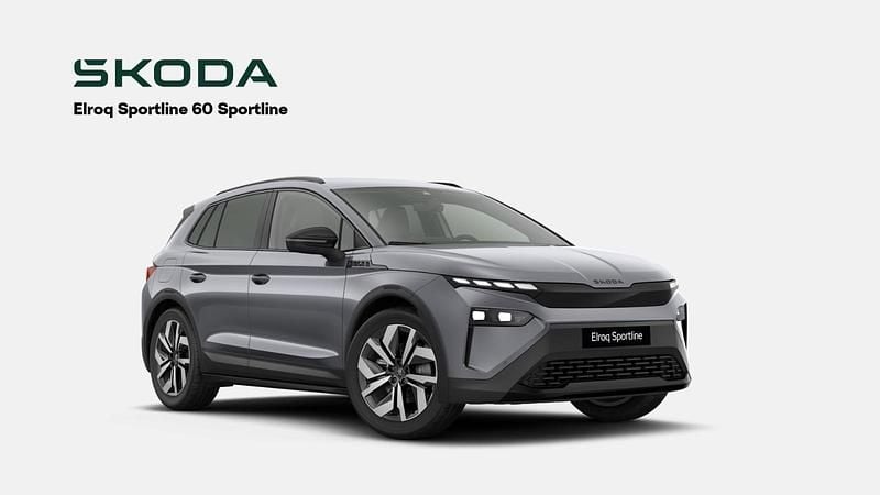 Gråmetal Ny 2025 Skoda Elroq SportLine SUV | 313.980 kr. - Billede 1/3