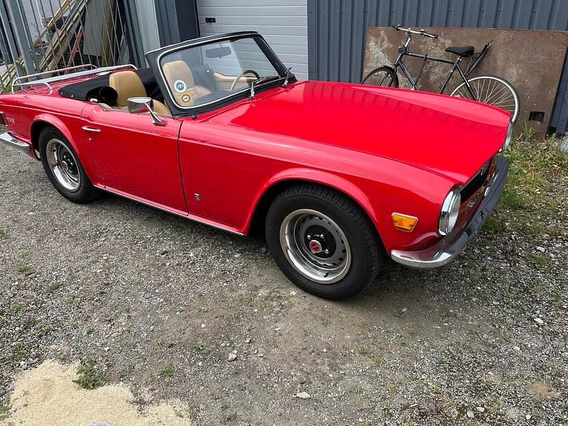 Rød Brugt 1972 Triumph TR6 Cabriolet | 165.000 kr. - Billede 1/4