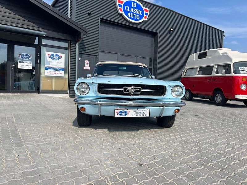 Blå Brugt 1965 Ford Mustang Cabriolet | 265.000 kr. - Billede 1/4