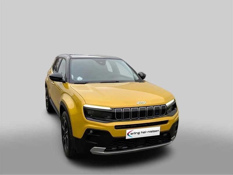 Gul sun Brugt 2023 Jeep Avenger EV Summit SUV | 259.900 kr. - Billede 1/4