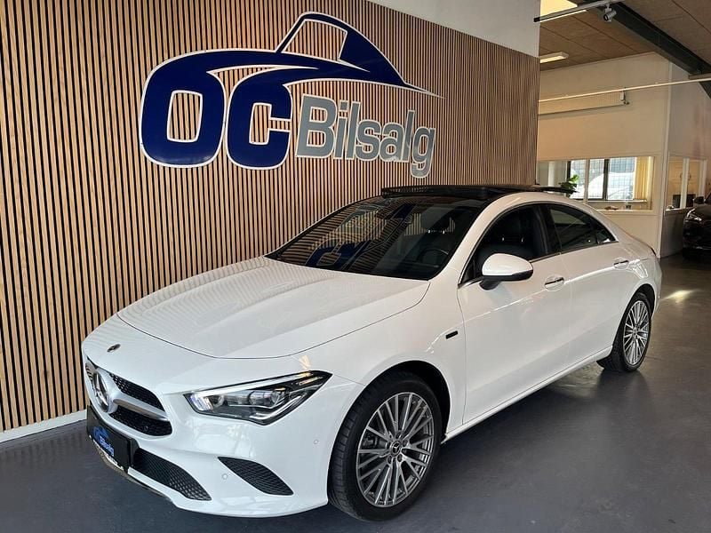 Hvidmetal Brugt 2020 Mercedes CLA250e Advantage Sedan | 283.900 kr. - Billede 1/4