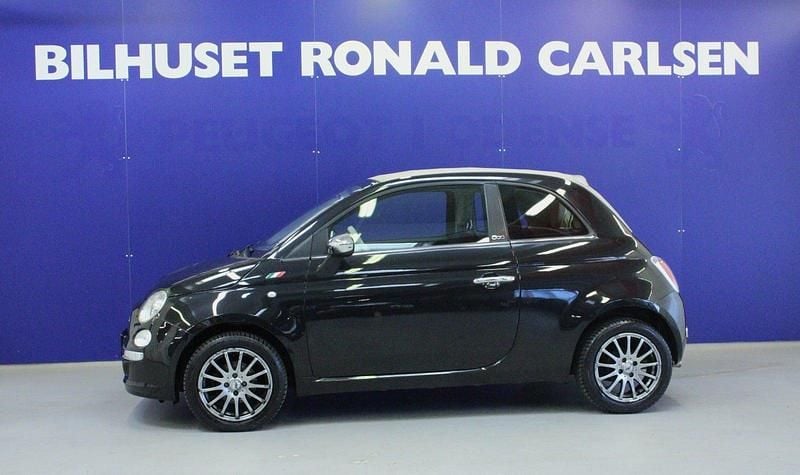 Sortmetal Brugt 2014 Fiat 500C Pop Cabriolet | 54.900 kr. (Super pris) - Billede 1/4