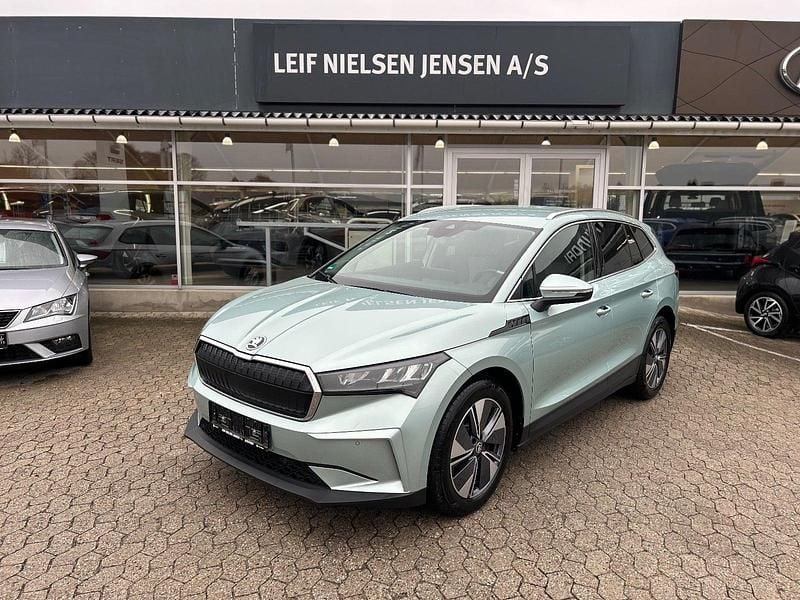 Sølvmetal Brugt 2022 Skoda Enyaq iV Lodge SUV | 229.900 kr. (Fair pris) - Billede 1/4
