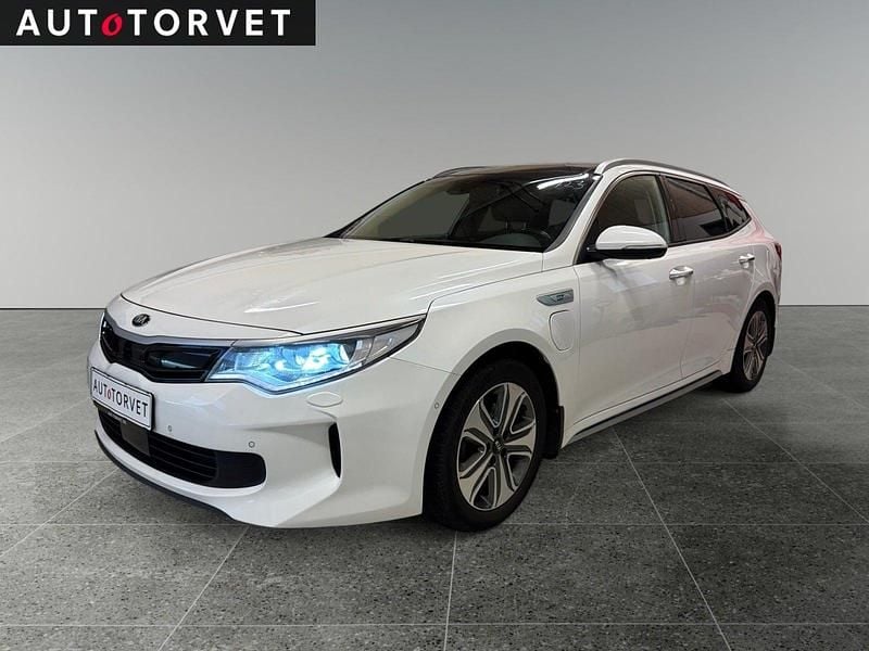 Hvid Brugt 2018 Kia Optima Stationcar | 121.700 kr. (Fair pris) - Billede 1/4