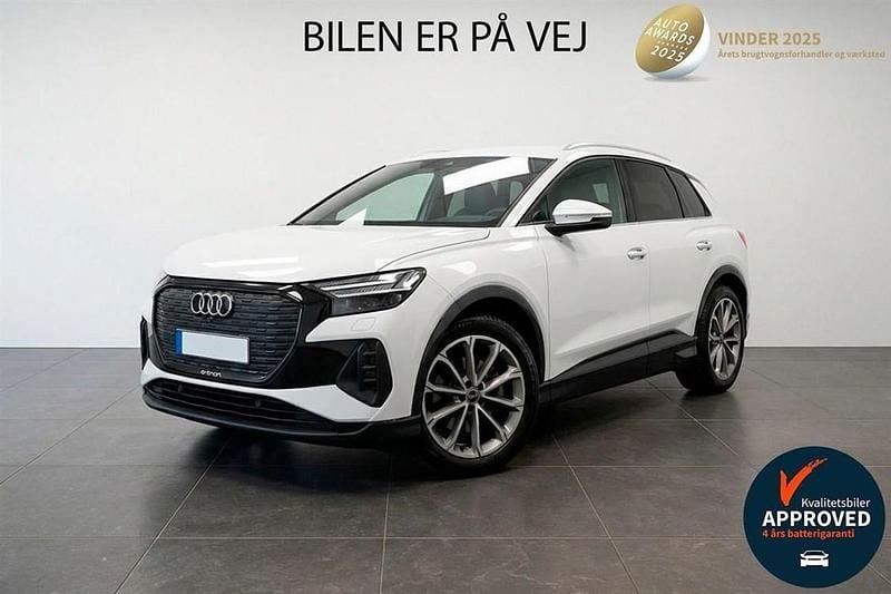 Hvid Brugt 2022 Audi Q4 e-tron Advanced Plus SUV | 199.900 kr. (Super pris) - Billede 1/4