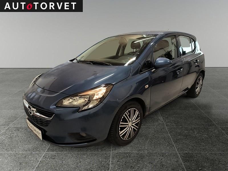 Blåmetal Brugt 2015 Opel Corsa Enjoy Hatchback | 59.700 kr. (Fair pris) - Billede 1/4