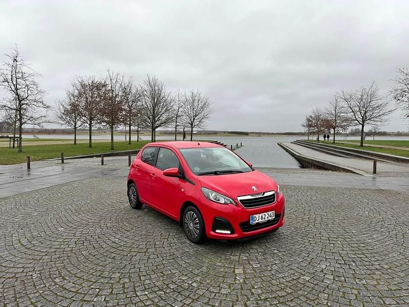 Rød Brugt 2015 Peugeot 108 Hatchback | 40.900 kr. (Fair pris) - Billede 1/3