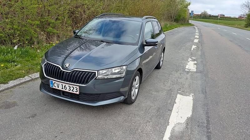 Grå Brugt 2019 Skoda Fabia Ambition Stationcar | 98.000 kr. (God pris) - Billede 1/4