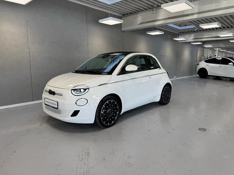 Brugt Fiat 500e La Prima 86 kW (118 HK) 2023 Hvid Cabriolet