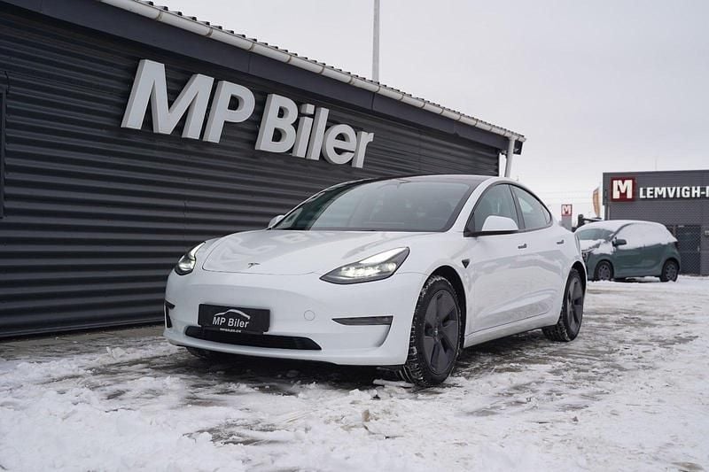 Perlemorshvid Brugt 2023 Tesla Model 3 Long Range AWD Sedan | 249.700 kr. (God pris) - Billede 1/4