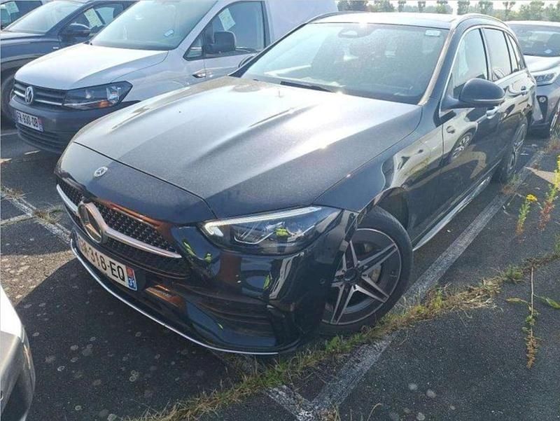 Sortmetal Brugt 2023 Mercedes C300e AMG Line Premium Plus Stationcar | 449.500 kr. (Super pris) - Billede 1/4