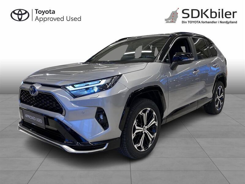Zircon silver/attitude black Brugt 2023 Toyota RAV4 Hybrid Style SUV | 494.900 kr. - Billede 1/4
