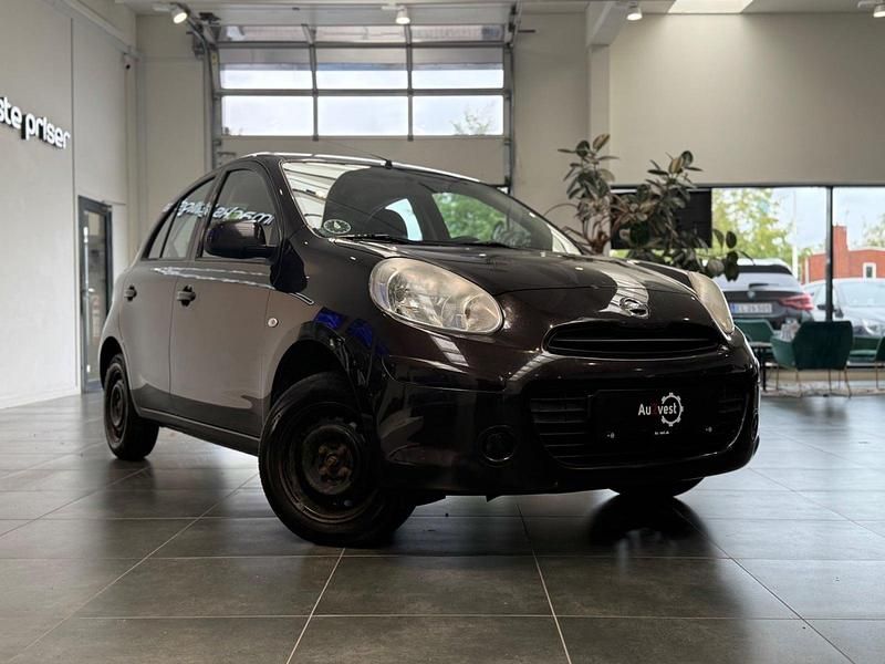 Sort Brugt 2013 Nissan Micra Acenta Hatchback | 19.799 kr. (Super pris) - Billede 1/4