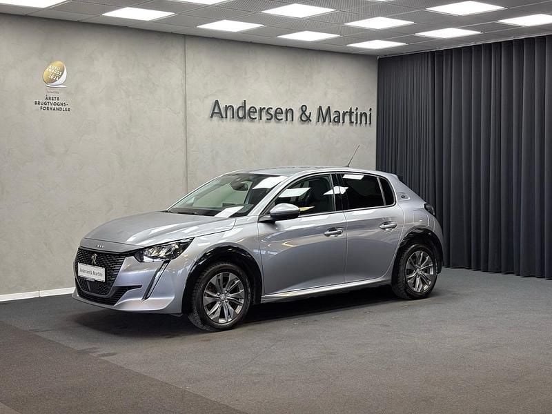Sølv Brugt 2020 Peugeot e-208 Allure Hatchback | 117.400 kr. (Fair pris) - Billede 1/4