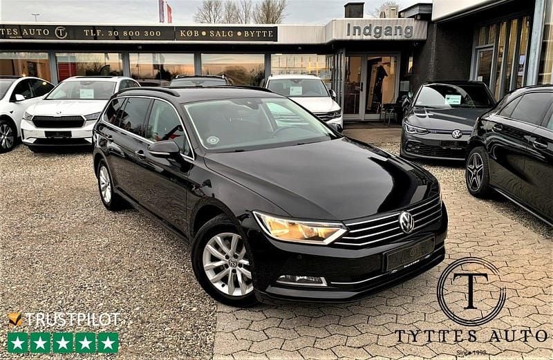 Sortmetal Brugt 2018 VW Passat Comfortline Stationcar | 174.800 kr. (Fair pris) - Billede 1/4