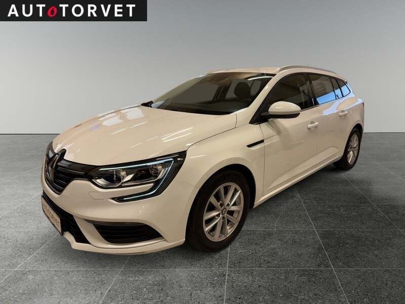 Hvid Brugt 2019 Renault Mégane IV Zen Stationcar | 109.700 kr. (God pris) - Billede 1/4